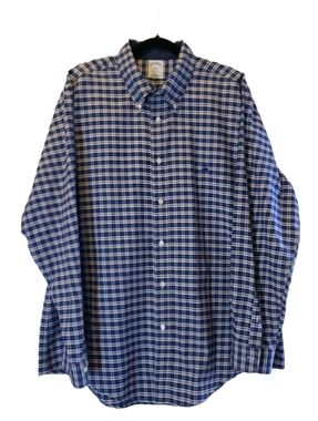 Brooks Brothers 1818 Regent Fit 100% Crisp Supima Cotton No Iron XL EUC